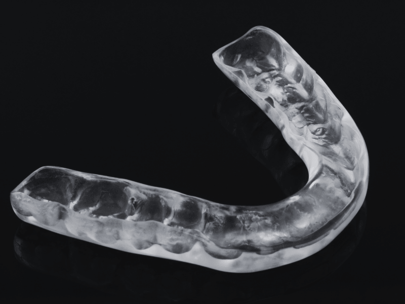 Bruxismo y ATM en Sarrià | EVIDENTAL Barcelona Paciente con molestias en la mandíbula relacionadas con el bruxismo y la articulación temporomandibular (ATM) en EVIDENTAL, Sarrià (Barcelona).